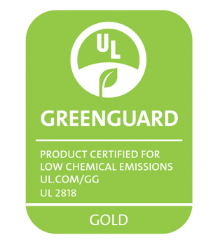 The Advantage ICF System scores a Green Guard Gold rating for sustainability.