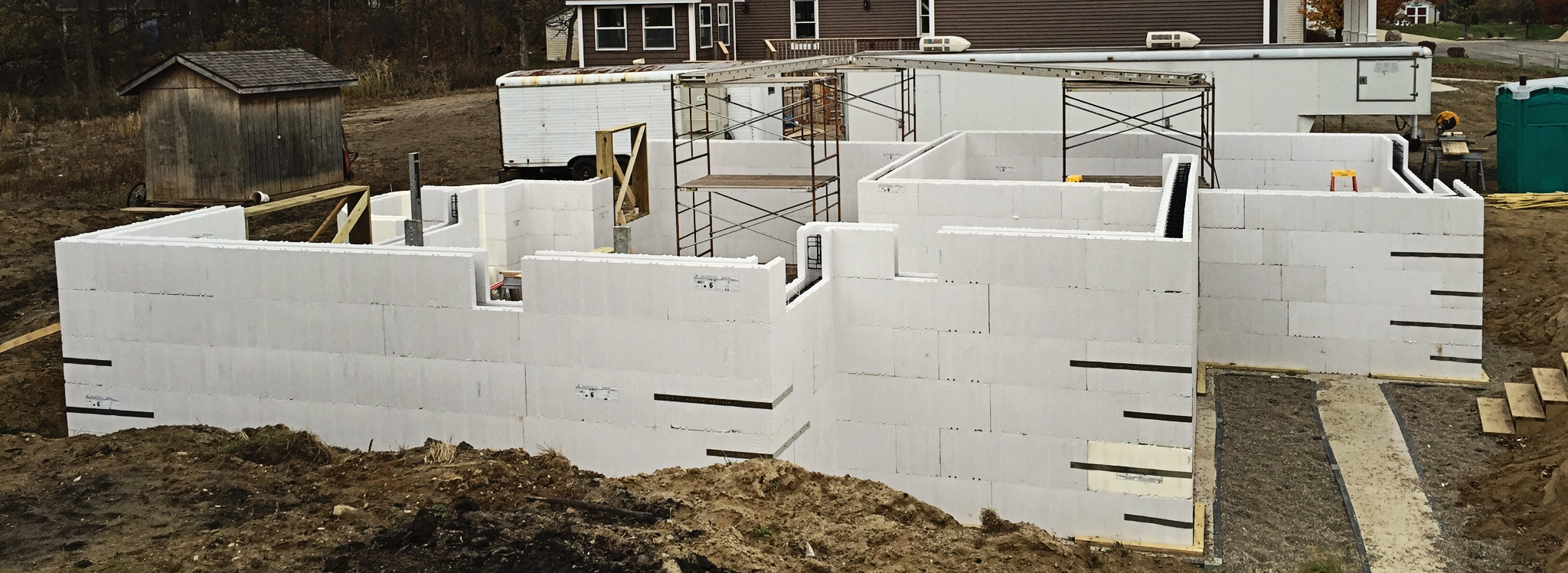 The Advantage ICF System are easy to assemble and quick to install. 